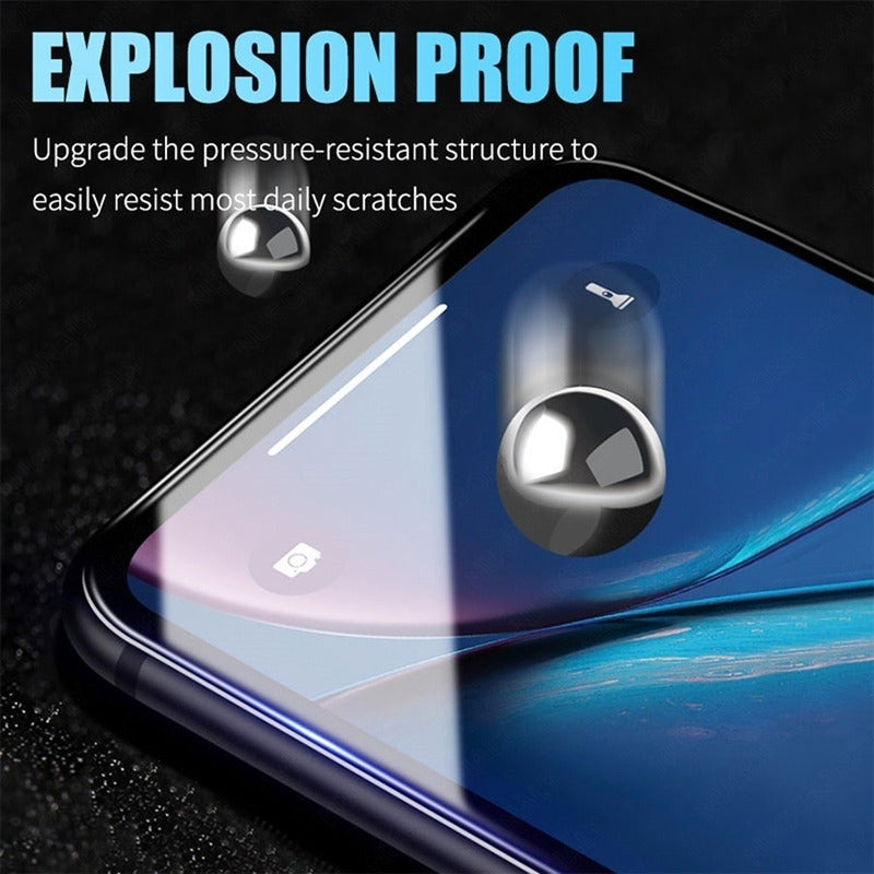 Película 9d Cerâmica iPhone 15 11 Pro Max X 13 Xr 6 7 8 Plus