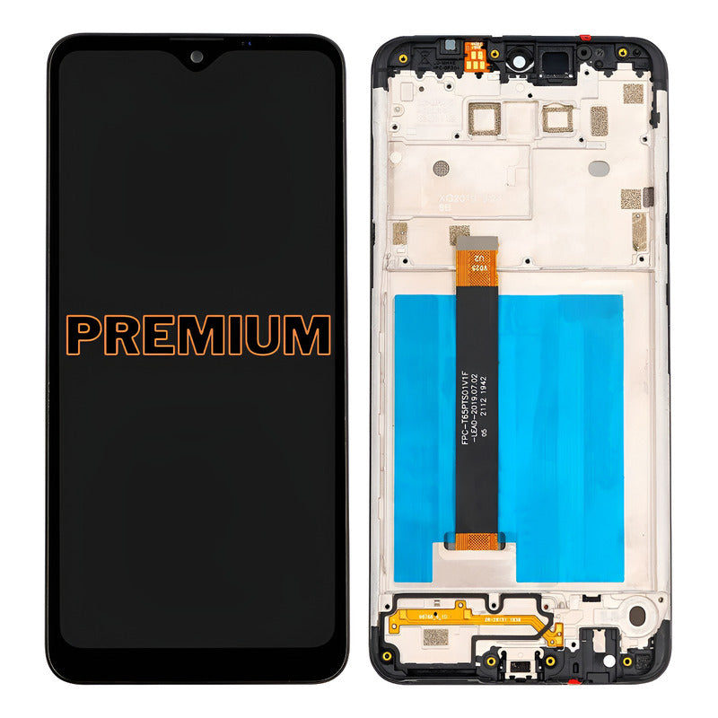 Frontal Display Tela Touch Compatível K50s Lm-x540 Com Aro