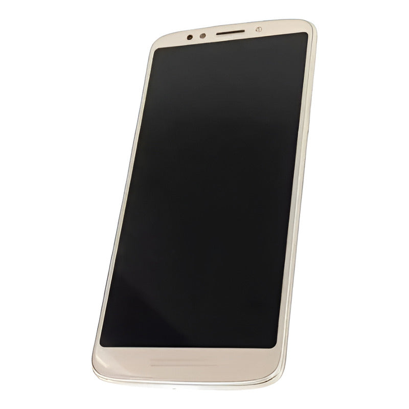 Tela Display Compatível G6 Play Nac C/ Aro Dourado Ori