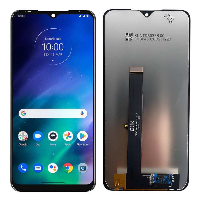 Tela Frontal Display Compatível Moto G8play One Macro Xt2016