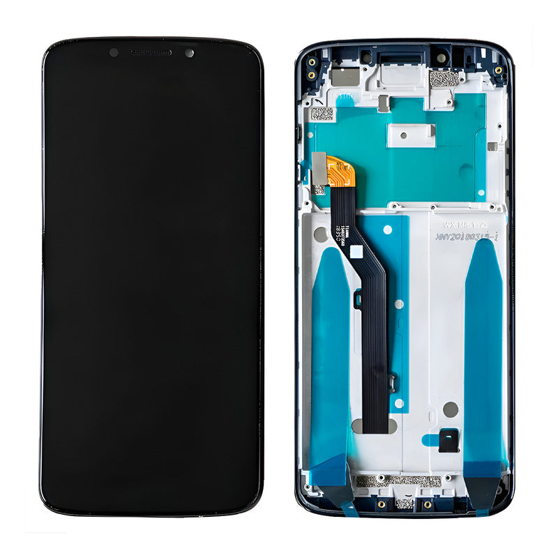 Tela Moto G6 Play Display Incell Com Aro E Componentes Lcd