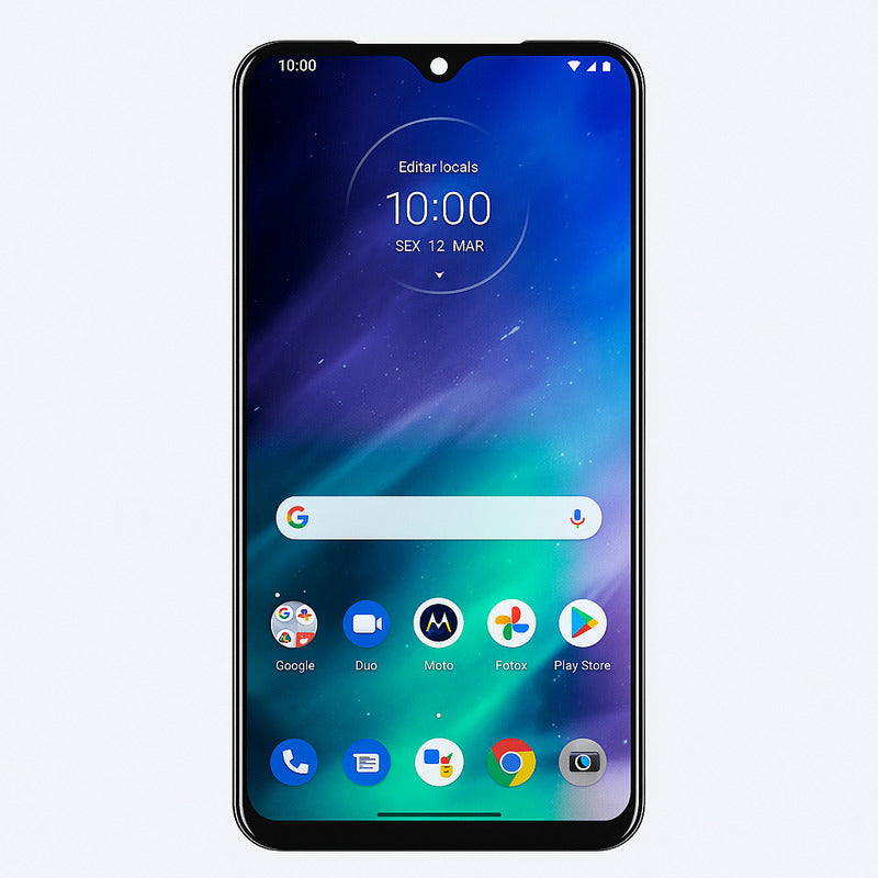 Tela Frontal Display Compatível Moto G8play One Macro Xt2016