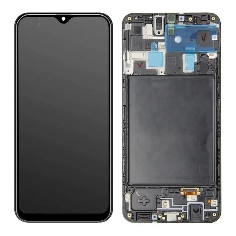 Tela Display  Touch Oled Compatível A20 A205g Com Aro