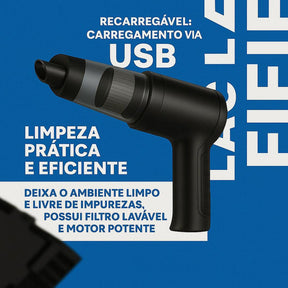 Mini Aspirador De Pó Portátil 2 Em 1 500ml Recarregável