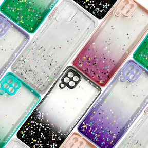 Capa Glitter Luxo Brilho Feminina Para A10 A20 A22 A30 Galax