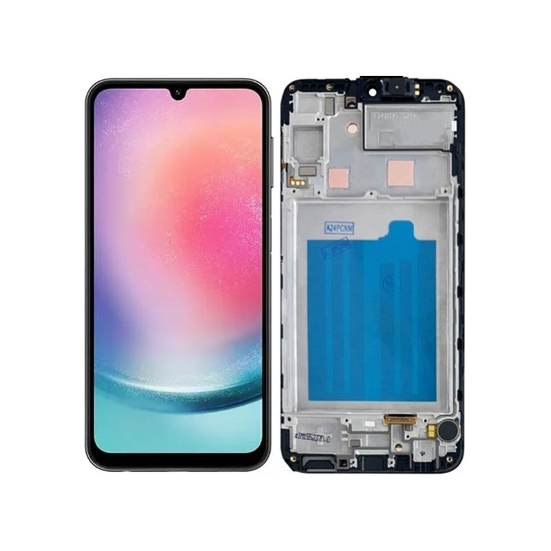 Tela Touch Frontal Lcd Display Para A24 4g Vivid Com Aro