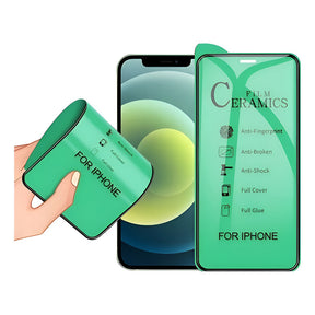 Película 9d Cerâmica iPhone 15 11 Pro Max X 13 Xr 6 7 8 Plus
