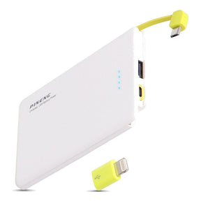 Carregador Portátil Power Bank Celular Carga Rápida Branco