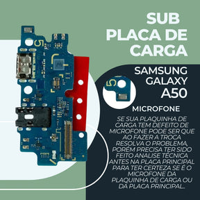 Sub Placa Placa Plaquinha Antena De Carga Sam A50 - Novo