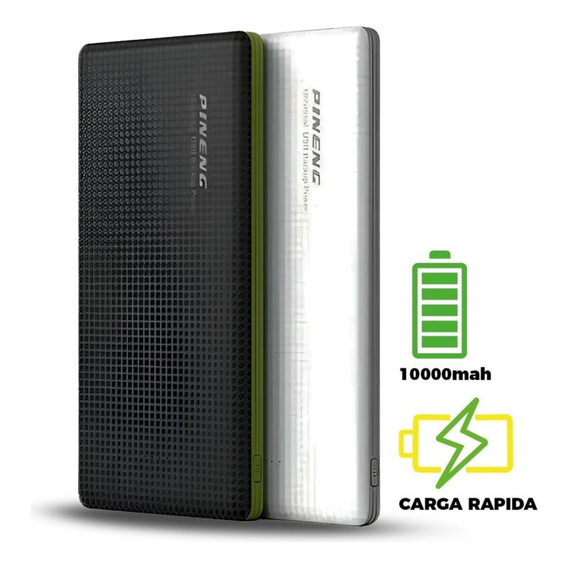 Carregador Portátil Power Bank Celular Carga Rápida Branco