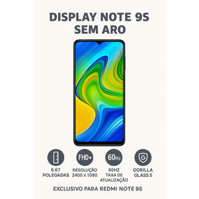 Tela Frontal Display Lcd Compatível Note 9 Pro / Note 9s