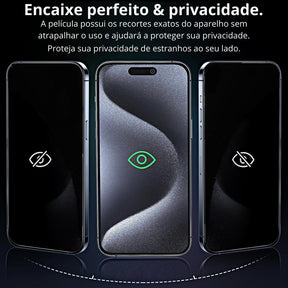 Capa Capinha + Película Fosca Anti Sp P/ iPhone XR Ao 15 Max