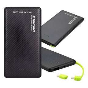 Carregador Portátil Power Bank Celular Carga Rápida Branco