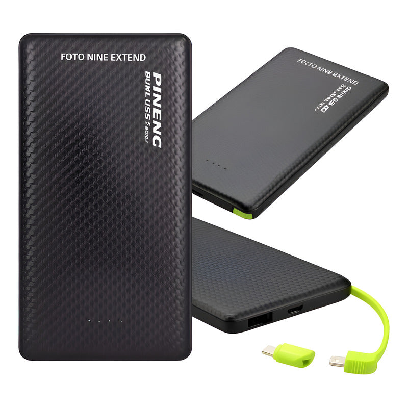 Carregador Portátil Power Bank Celular Carga Rápida Branco