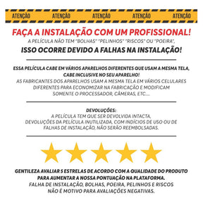 Película Cerâmica Hidrogel Compatível S22 S21  Fe Plus Ultra