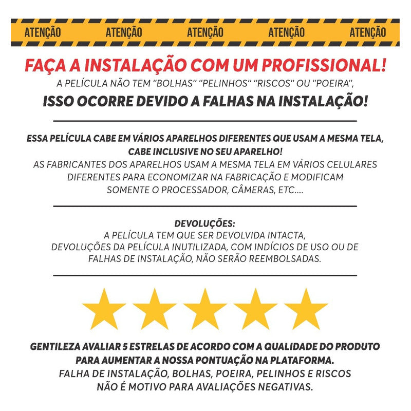 Película Cerâmica Hidrogel Compatível S22 S21  Fe Plus Ultra