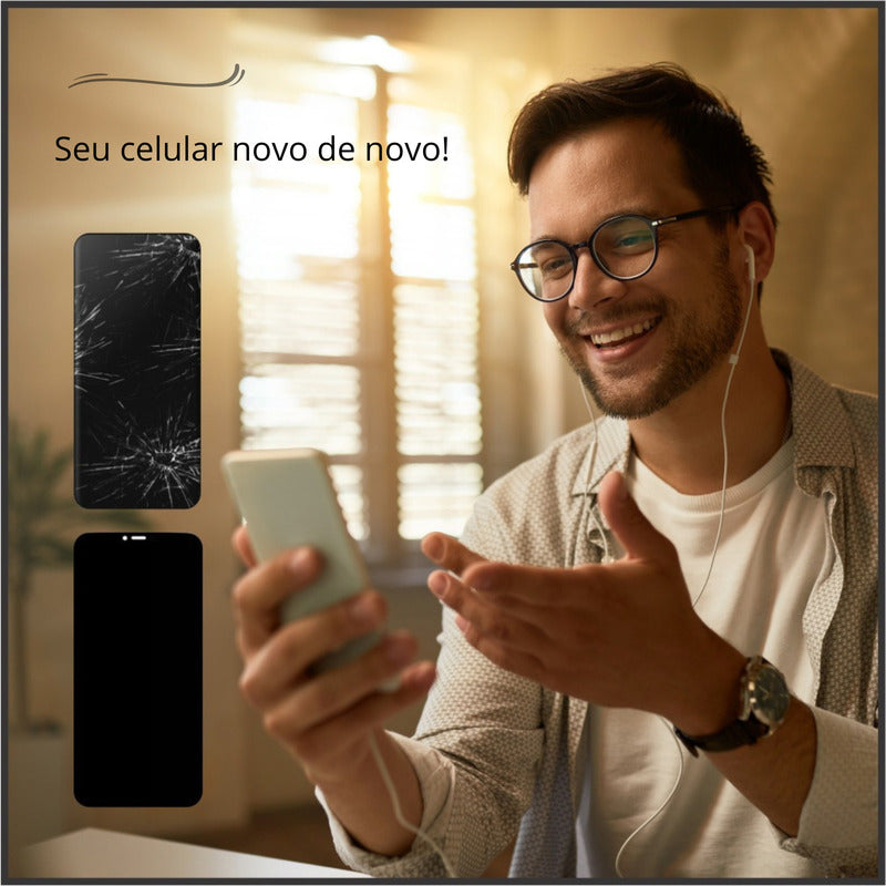 Tela Frontal Touch Display Moto G8 Plus Xt2019 Ori Chi