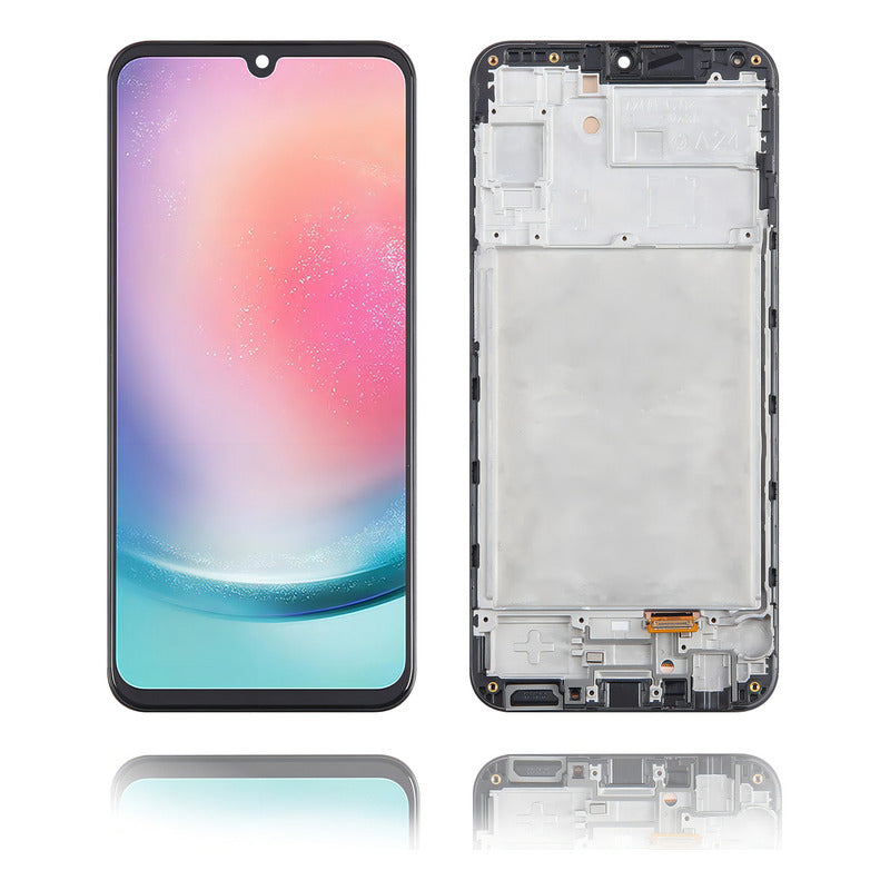 Display Frontal Oled Compatível A24 A245 A246 Aro + Película