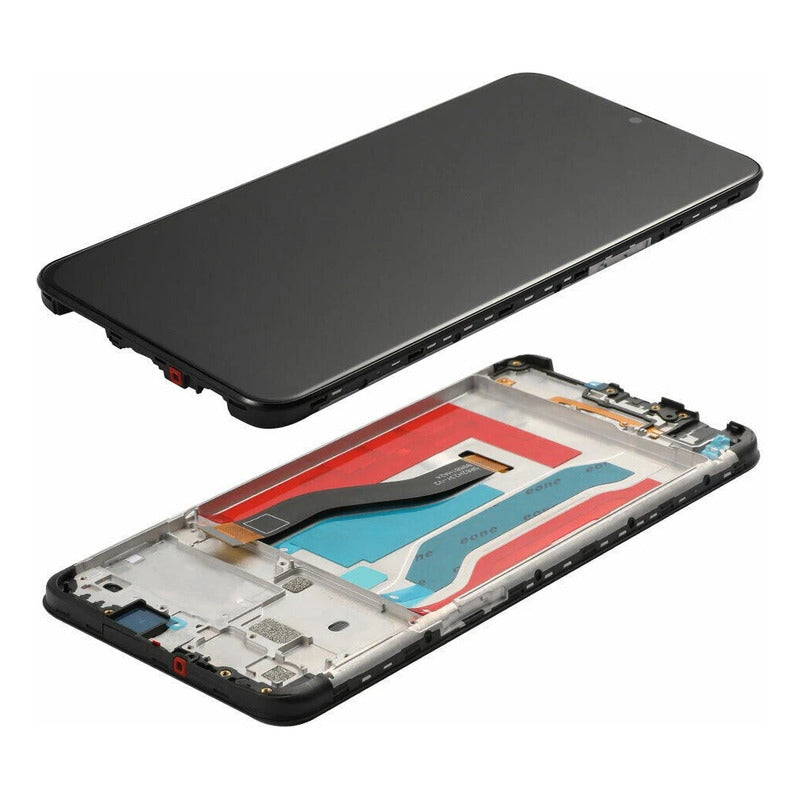Tela Touch Display Lcd Compatível A10s A107 Premium Com Aro