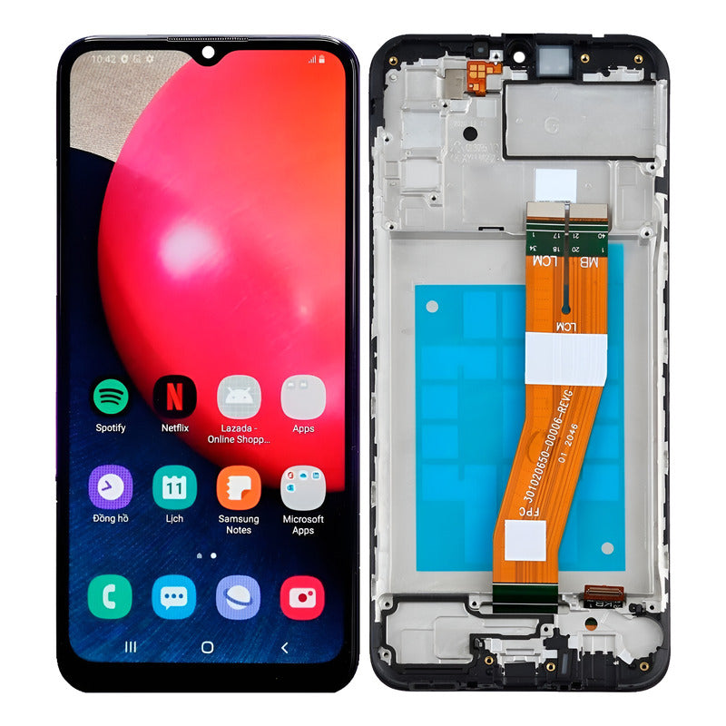 Tela Frontal Touch Display Lcd Compatível A02s A025m C/aro