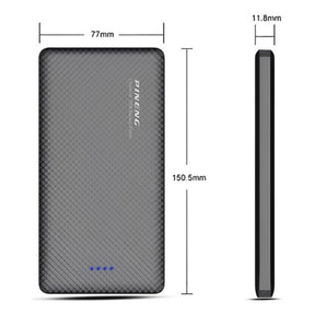 Carregador Portátil Power Bank Celular Carga Rápida Branco