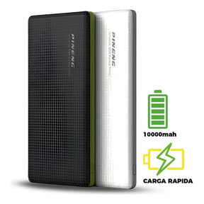 Carregador Portátil Power Bank Celular Carga Rápida Branco