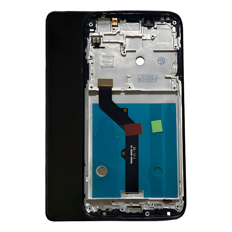 Tela Touch Display Compatível Moto G7 Play Com Aro Original