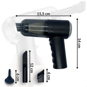 Mini Aspirador De Pó Portátil 2 Em 1 500ml Recarregável