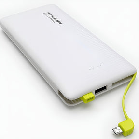 Carregador Portátil Power Bank Celular Carga Rápida Branco