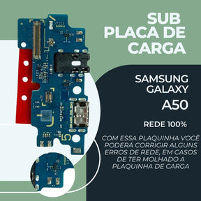 Sub Placa Placa Plaquinha Antena De Carga Sam A50 - Novo