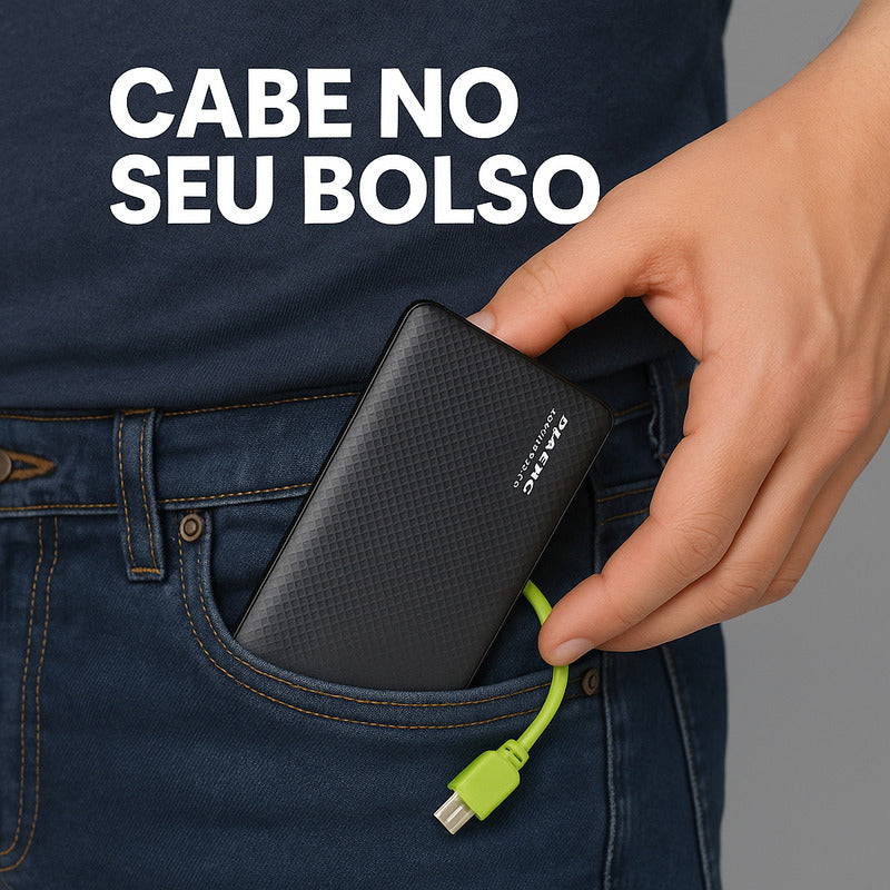 Carregador Portátil 5.000mah Power Bank Rápido Universal